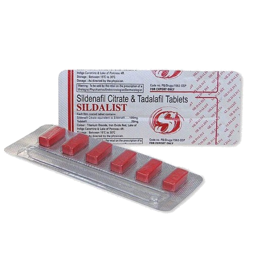 Sildalist 6 tabl, Sildenafil & Vardenafil